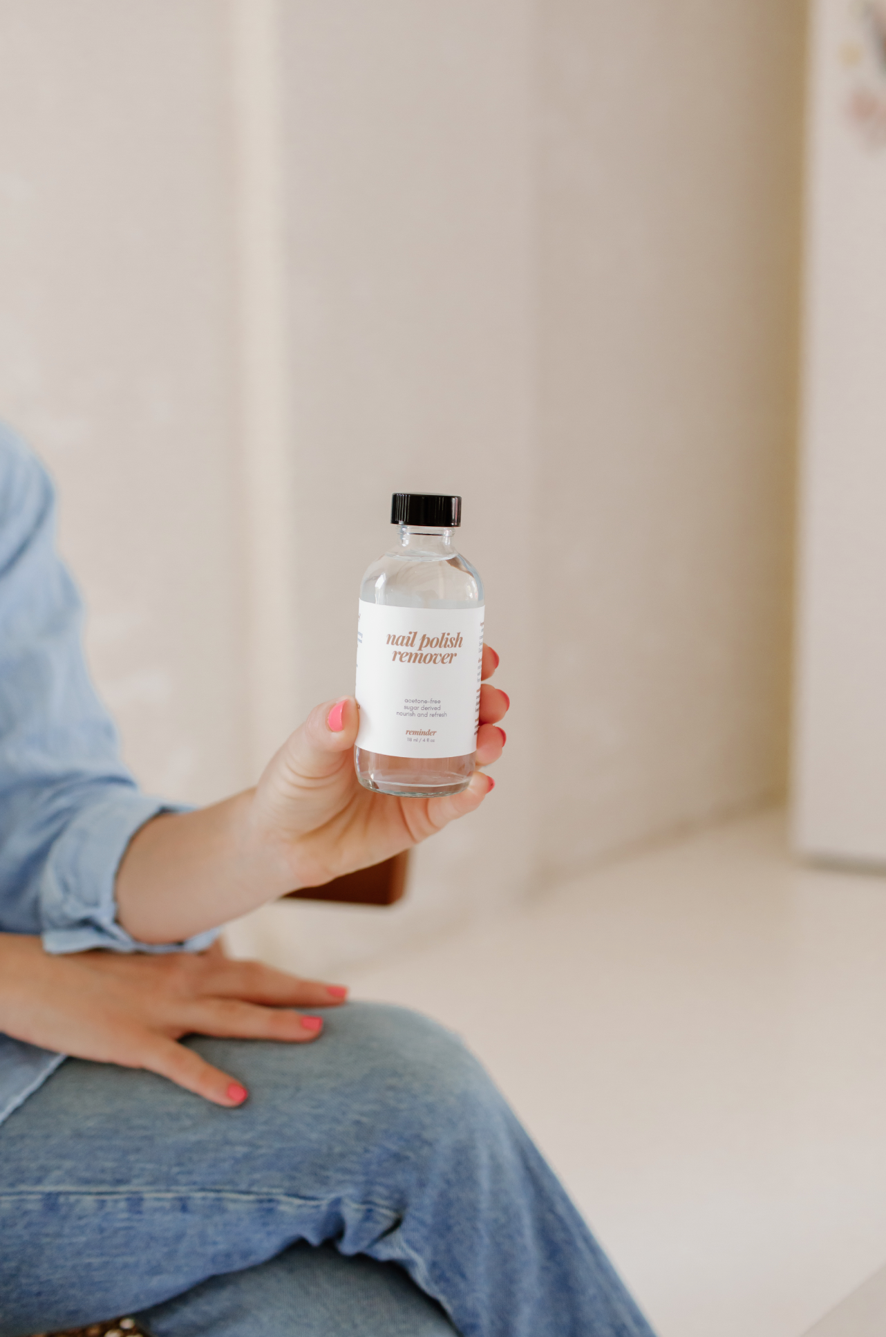 'refresh' sugar-derived nail polish remover