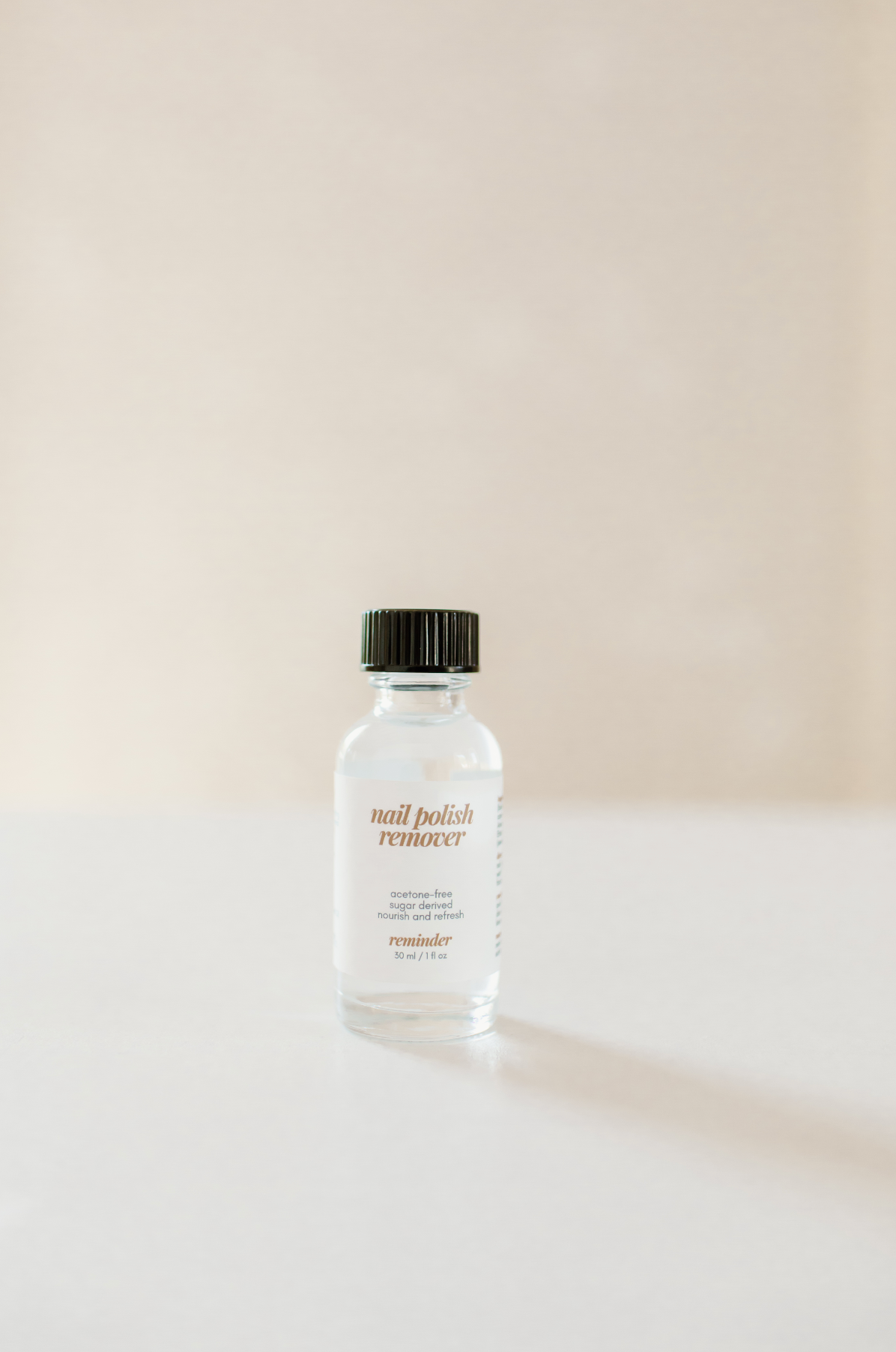 'refresh' sugar-derived nail polish remover travel size (1oz)